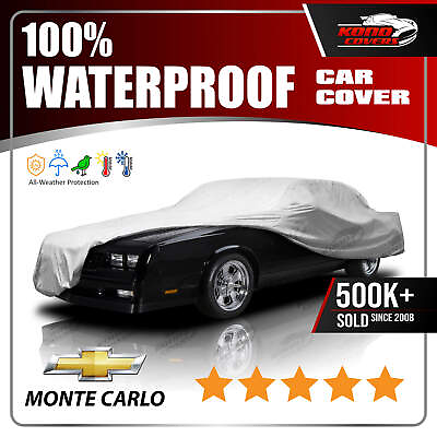 #ad Chevy Monte Carlo 6 Layer Car Cover Outdoor Water Proof Rain Snow Sun 4th Gen