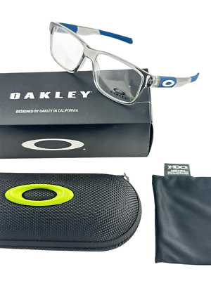 #ad Oakley NEW Youth Field Day Gray Shadow Frames Blue 48 14 128 Eyeglasses OY8007