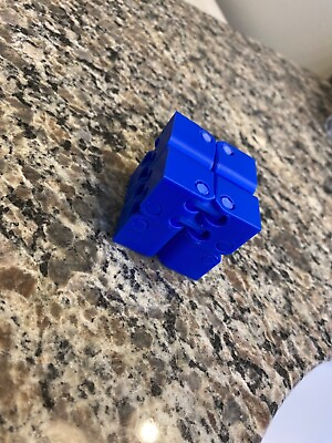 #ad Blue 3D printed fidget cube