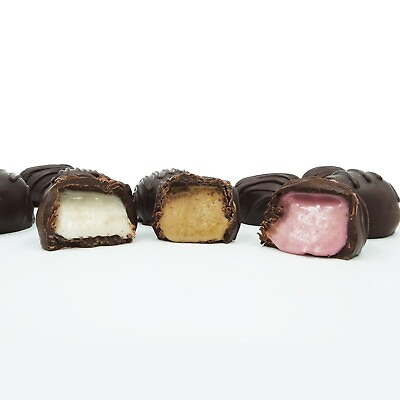 #ad Philadelphia Candies Dark Chocolate Assorted Creams Soft Centers 1 Pound