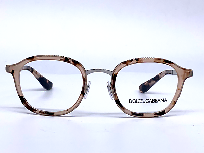 #ad DOLCE amp; GABBANA DG 1296 3548 Brown Tortoise Authentic Eyeglasses 140 48 22