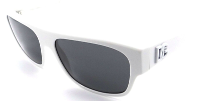 #ad Dolce amp; Gabbana Sunglasses DG 4455 3312 87 57 16 145 White Dark Grey Italy