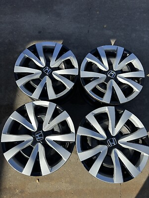#ad 2022 2024 Honda Civic LX 16 Inch Steel Wheels With Factory OEM Covers