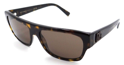 #ad Dolce amp; Gabbana Sunglasses DG 4455 502 73 57 16 145 Havana Dark Brown Italy