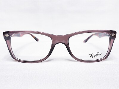 #ad NEW Ray Ban RB5228 5628 Womens Opal Brown Rectangle Eyeglasses Frames 50 17 140