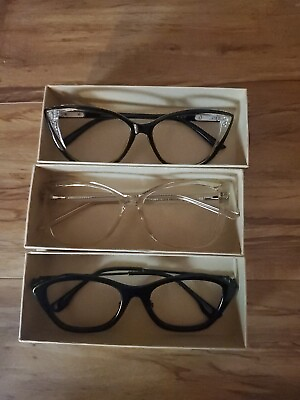 #ad 3 pairs of womans eyeglasses Frames ONLY $29.99