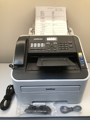 #ad Brother IntelliFax 2840 Hi Speed Monochrome Laser Printer Fax 2.5k Pgs 90% Toner