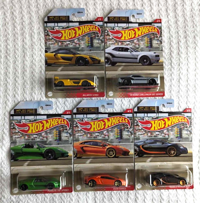 #ad Hot Wheels 2020 Drag Racing amp; Muscle Cars Series COMPLETE 5 CAR SET