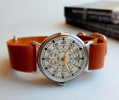 #ad Mechanical watch POBEDA Aviator military watch men#x27;s vintage wrist watch