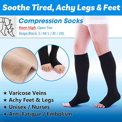 #ad Compression Socks Treatment Women Men Swelling Edema for Nurse FlightTeacher