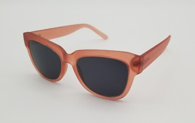 #ad Zenni Optical 123919 Orange plastic Cat Eye Style Eyeglass FRAMES ONLY