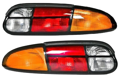#ad 1993 2002 Camaro New Reproduction Candy Corn Export JDM Tail Lights Lamps Pair