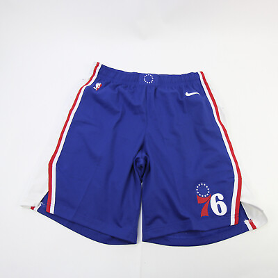 #ad Philadelphia 76ers Nike NBA Authentics VaporKnit Game Shorts Men#x27;s New