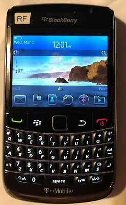 #ad MINT BlackBerry Bold 9700 Black T Mobile Fast Ship Test Engineering Phone