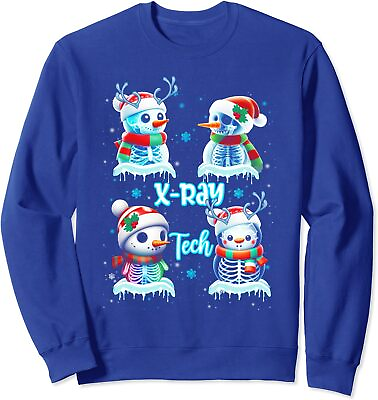 #ad #ad Radiology Technician X Ray Tech Funny Christmas Cute Unisex Crewneck Sweatshirt