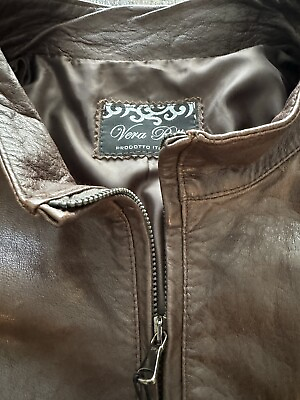 #ad Vintage Made In Italy Leather Vera Pelle Jacket. Buttery Gorgeous