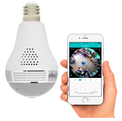 #ad Light Camera Security 1080p WiFi Wireless Smart Spy Bulb Home Security Surveilla