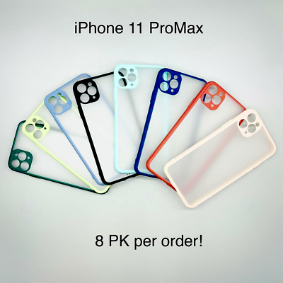 #ad Cases Silicone iPhone 11 Pro Max Soft Protection Phone Silicone Cover 8 Pack