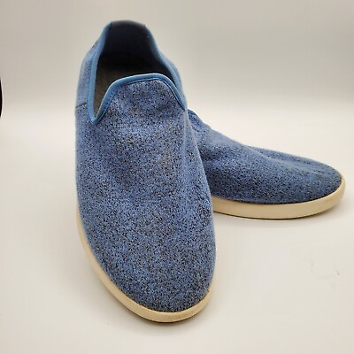 #ad Allbirds Mens Size M8 WL Blue Wool Loungers Comfort Shoes Slip On Loafer