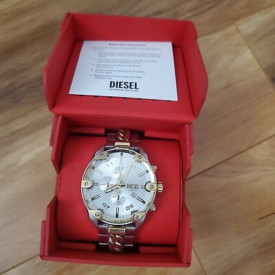 #ad Diesel wacth in gold color for $300.00