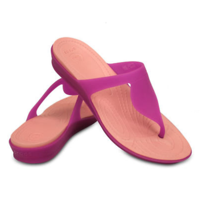 #ad Crocs Sandals Rio Flip Women V Violet Melon W6 W9