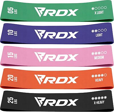 #ad Resistance Bands Set by RDX Fabric Pull Up Resistance Bands for Yoga