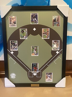 #ad Atlanta Braves 2021 World Series Champions Collectable Frame Topps 2021 Edition