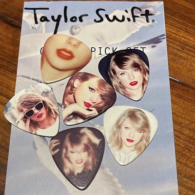#ad Authentic Taylor Swift 1989 World Tour Concert Guitar Picks Set of 6 1989 Tour