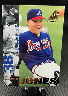 #ad 1997 Pinnacle Inside #31 Chipper Jones Atlanta Braves