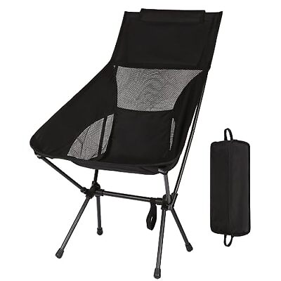 #ad Ultralight Folding High Back Camping Chair for OutsideLightweight Camp Chair ...