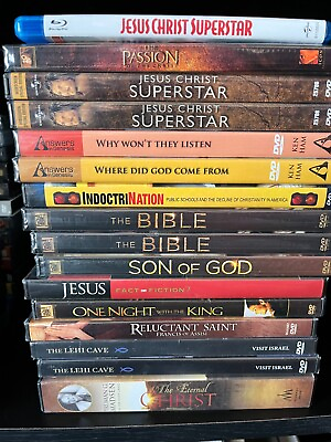 #ad RELIGIOUS DVD You Pick: The Bible Miniseries Son of God Passion of Christ MORE