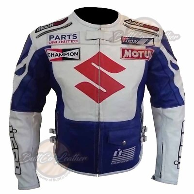 #ad 4269 ICON Leather MOTORBIKE Jacket. ARMORED Motorcycle COAT. Cowhide Race Gear