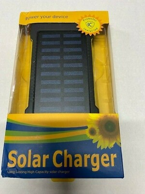 #ad Solar Power Bank Portable Solar Phone Charger 20000mAh