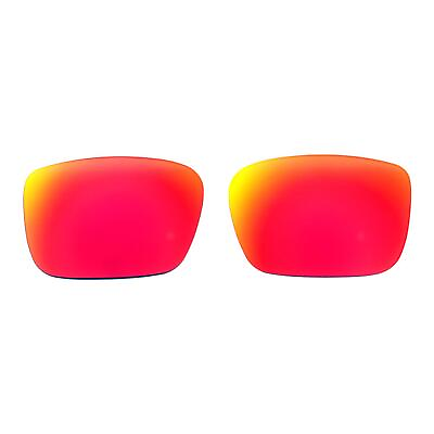 #ad New Walleva Fire Red Polarized Replacement Lenses For Spy Optic Helm Sunglasses