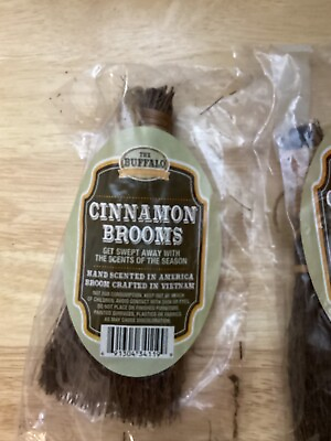 #ad 2 Hand Scented Cinnamon Broom – 6 inch and 1 oz Cider Spice Popurri