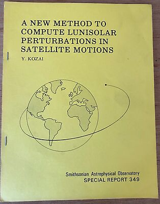 #ad Lunisolar Perturbations of in Satellite Motions 1973 Yoshihide Kozai SAO #349