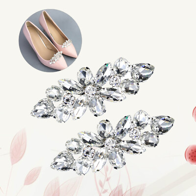 #ad Bridal Accessories Shoe Clips Elegant Crystal Rhinestone Rhinestones Decor