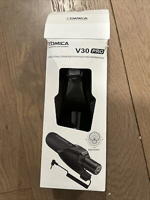 #ad Comica CVM V30 PRO Camera Microphone Electric Super Cardioid Directional BLACK $25.00