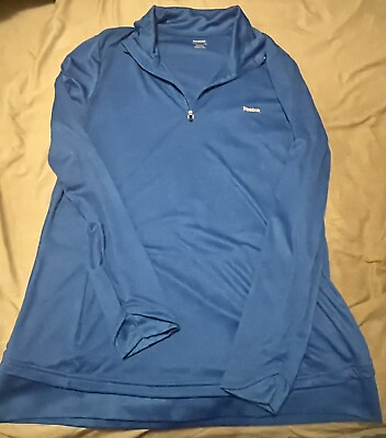 #ad Reebok Play Dry Womens Athletic Wear Shirt XXL **may Fit small** Pre Owned