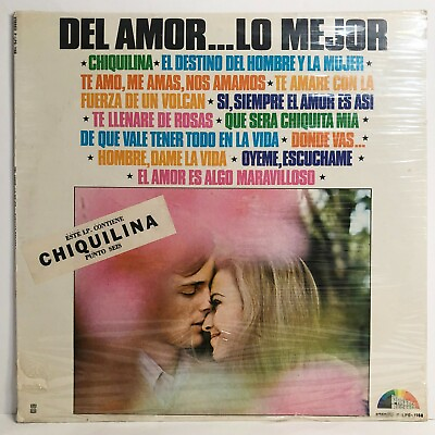 #ad NEW DEL AMOR LO MEJOR 70s Compilation LP STILL SEALED Vinyl Romantico Balada