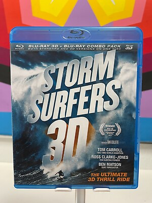 #ad Storm Surfers Blu ray Disc 2013 3D RARE OOP Big Wave Tow in Tom Carroll