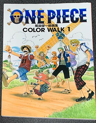 #ad ONE PIECE Color Walk Art Book Vol. 1 Eiichiro Oda Illustration Collection JAPAN $22.26
