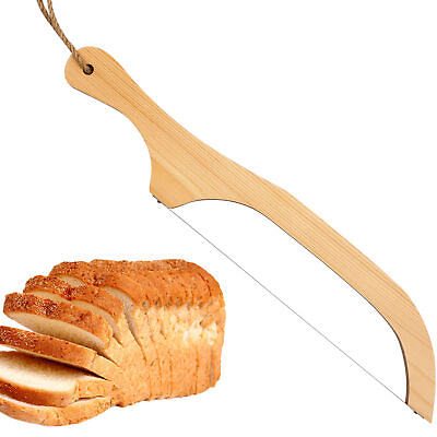 #ad Bread Bow Cutter Serrated Bagel Cutter Stainless Steel Sourdough Bread 15inch