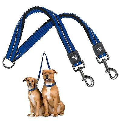 #ad Kruz Double Dog Coupler KZVX2 15S Tangle Free Dog Walking and Training Du