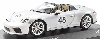 #ad Minichamps 2019 911 991 GT Silver Metallic Speedster 1:43 Diecast Car 410061130