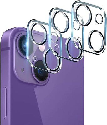 #ad 3x Protector De Lente Camara For iPhone 14 Plus ＆ iPhone 14 Vidrio Templado