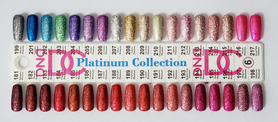 #ad DND DC Platinum Glitter LED UV Gel Polish 0.6oz New Colors 2023 Pick Any