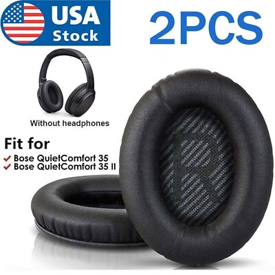 #ad For Bose QuietComfort QC35 QC35II Headphones Earpad Replacement Ear Pads Cushion