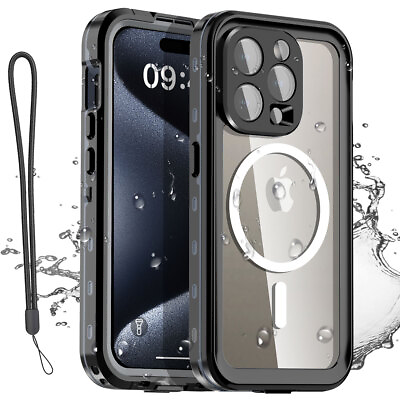 #ad For iPhone 15 14 13 12 Pro Max SE 2022 XR Case IP68 Waterproof Shockproof Cover