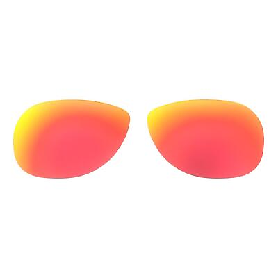 #ad Walleva Fire Red Polarized Replacement Lenses For Maui Jim Guardrails Sunglasses